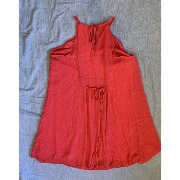 Elle Dress Juniors Medium Red Sleeveless - Picture 2 of 5
